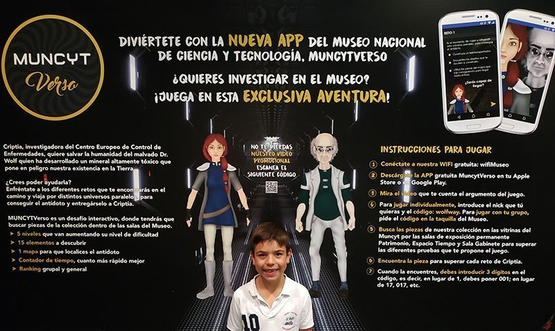 Aplicación móvil museo de ciencia y tecnología de madrid